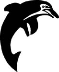 dolphin vinyl decal