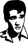 elvis presley vinyl decal