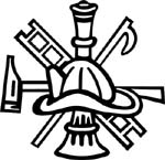 fire fighter vinyl image decal