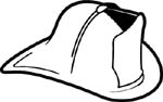fire fighter hat image decal