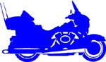 cop motorcycle vinyl decal