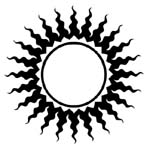 vinyl sun decal