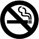 no smoking decal