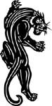 mascot panther decal