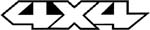 4x4 vinyl decal