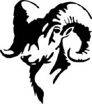 ram head vinyl decal