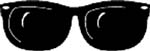 sunglasses vinyl decal