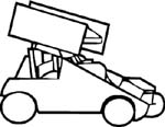 sprint race car decal
