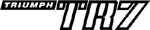 triumph tr7 vinyl lettering sticker