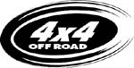 4x4 offroad vinyl sticker