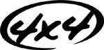 4x4 vinyl decal
