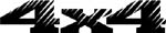 4x4 vinyl decal