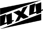 4x4 vinyl aftermarket sticker