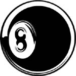8 ball vinyl decal