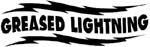 greased lightning vinyl boat decal