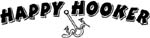 happy hooker boat lettering with anchor decal