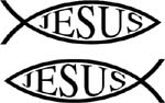 set of jese fish decals