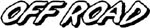 off road vinyl lettering decal