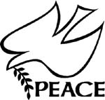 peace dove graphic decal