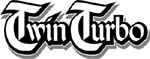 twin turbo vinyl lettering decal