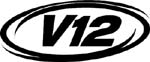 v12 vinyl sticker