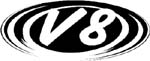 v8 vinyl decals