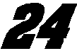 race number graphic number 24