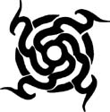 tribal windshield graphics, spiders, skulls, demons, spiders, falcons, eagles, scorpions