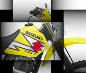 Suzuki Dirt Bike Decal Lettering