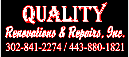QUALITY Renovations truck lettering