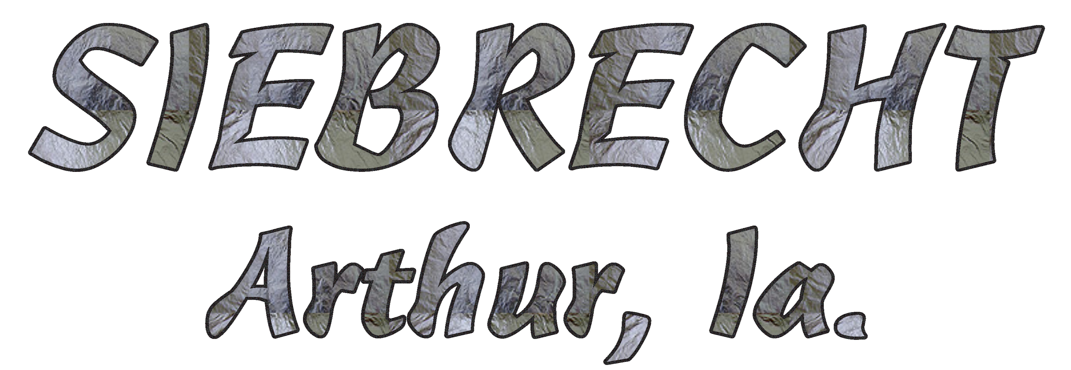 SIEBRECHT TRUCK LETTERING