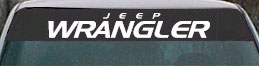 Jeep wrangler custom vinyl lettering