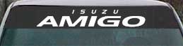 Isuzu Amigo lettering