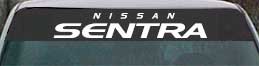 windshield graphic nissan sentra