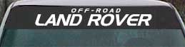Off-Road Land Rover decals