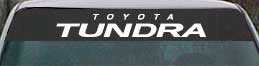 windshield decal toyota tundra