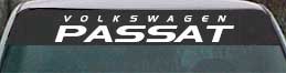 windshield lettering volkswagen passat