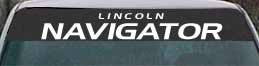 windshield decals Lincoln Navigator