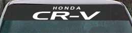 honda CR-V windshield decals