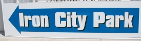 Iron City Park Sign