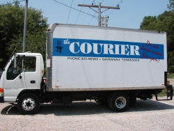 The Courier Logo Lettering