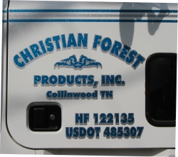 Christian Forest Products Lettering