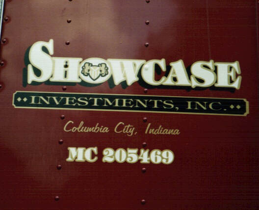 Showcase Investments, Inc. Lettering