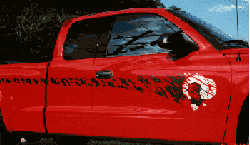 cool metaflake dodge ram graphics