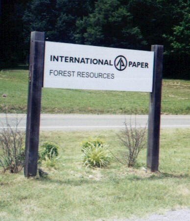 International Paper Sign
