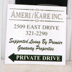 amerikare metal sign