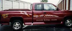 dodge super truck graphics
