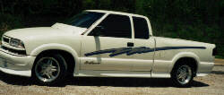 lightining vinyl striping