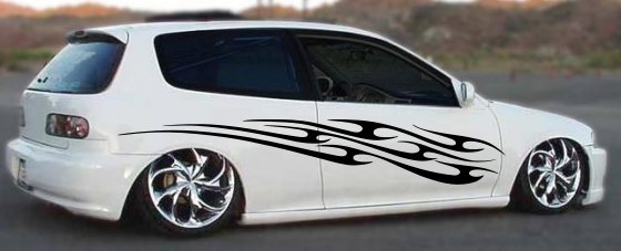 custom fast n furious style tribal striping kit