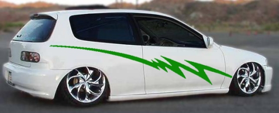 lightning stripe